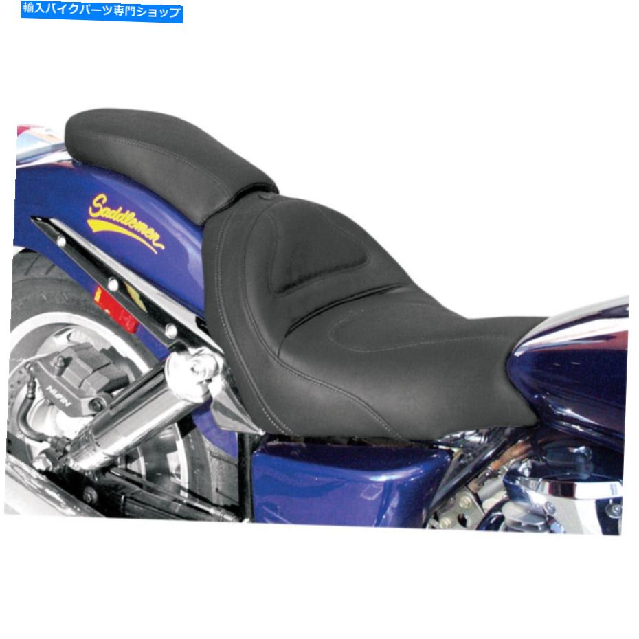 Seats Saddlemen Renegade Deluxe Solo Seat-VN900カスタム（ブラック）K07-12-002 Saddlemen Renegade Deluxe Solo Seat - VN900 Custom (Black) K07-12-002【並行輸入品】