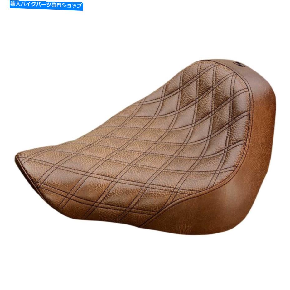 Seats Saddlemen Renegade LS Solo Seat Brown for Harley 818-27-002Bls Saddlemen Renegade LS Solo Seat Brown for Harley 818-27-002BLS【並行輸入品】