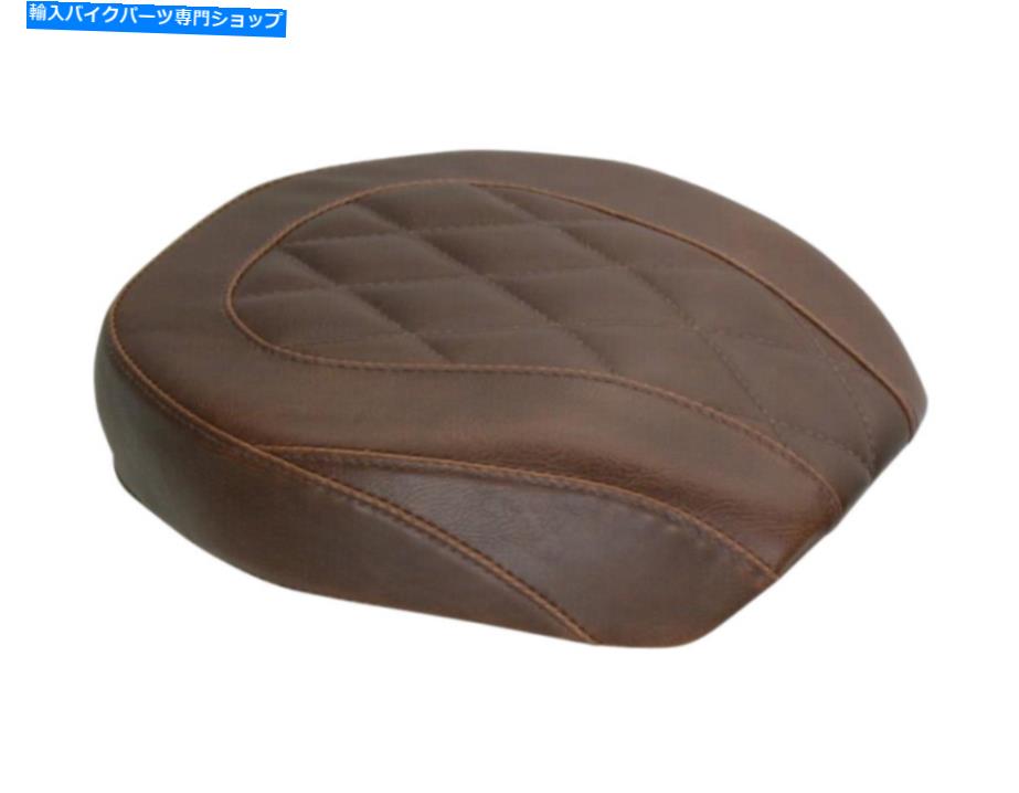 Seats マスタングワイドトリッパーフォワード乗客のピリオンシートブラウン/ダイヤモンド（76709） Mustang Wide Tripper Forward Passenger Pillion Seat Brown/Diamond (76709)【並行輸入品】