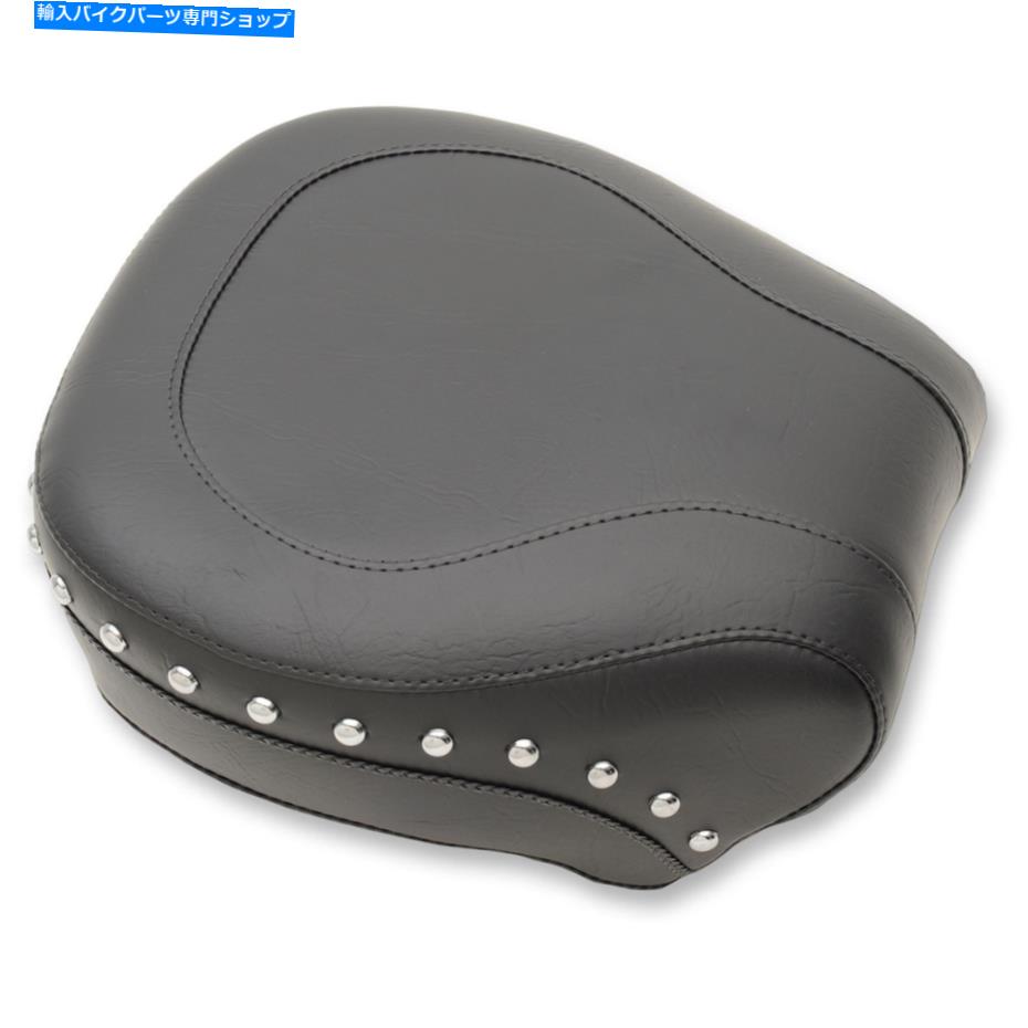 Seats マスタングオートバイ製品ワイドリアシート-Studded -FXST '00 -'05 75095 MUSTANG MOTORCYCLE PRODUCTS Wide Rear Seat - Studded - FXST '00-'05 75095【並行輸入品】