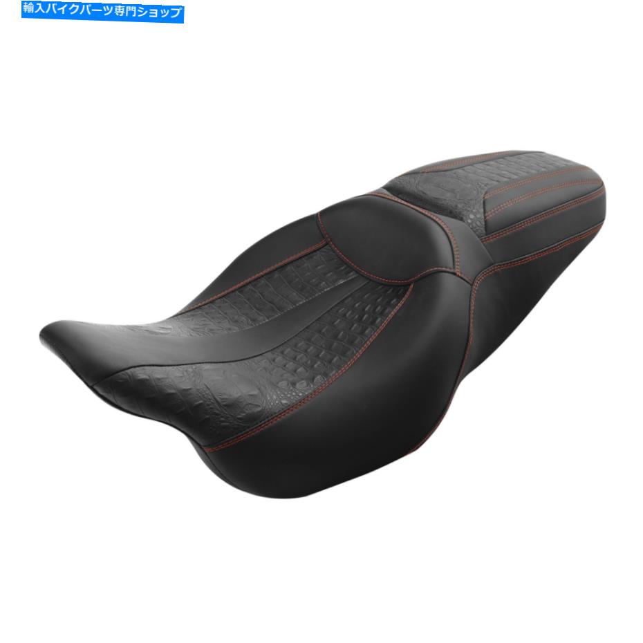 Seats ハーレーツアーエレクトラグライドスタンダード09-22に適したドライバーライダーの助手席 Driver Rider Passenger Seat Fit For Harley Touring Electra Glide Standard 09-22【並行輸入品】