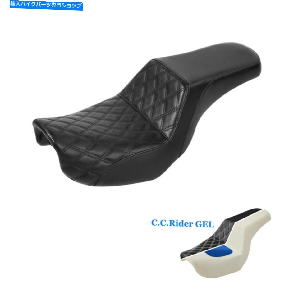 Seats ハーレーダイナローライダーファットボブに適したワンピースドライバーの乗客ジェルシート06-17 One Piece Driver Passenger Gel Seat Fit For Harley Dyna Low Rider Fat Bob 06-17【並行輸入品】｜Us Custom Parts Shop USDM