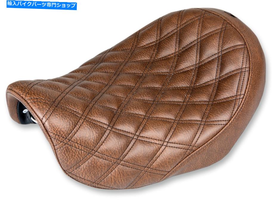 Seats サドルマン反逆者LSソロシート - ハーレー06-17ダイナブラウン Saddlemen Renegade LS Solo Seat - Harley 06-17 Dyna Brown【並行輸入品】