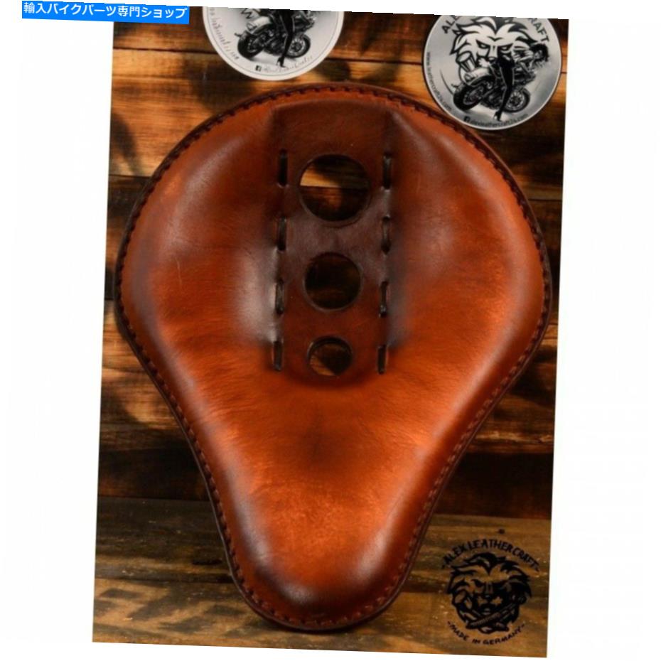 Seats ボブバーチョッパーカスタムソロシート「トリニティヴィンテージブラウン」サイズXS/1 Bobber Chopper Custom Solo Seat \