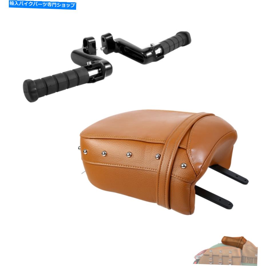 Seats デザートタン後部助手席+フットペグインディアンチーフクラシック2014-2018 16にフィット Desert Tan Rear Passenger Seat+Footpeg Fit For Indian Chief Classic 2014-2018 16【並行輸入品】