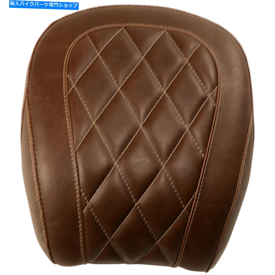 Seats マスタングワイドトリッパーリアシート - ダイヤモンド-FLHC/S（茶色）83006 Mustang Wide Tripper Rear Seat - Diamond - FLHC/S (Brown) 83006【並行輸入品】