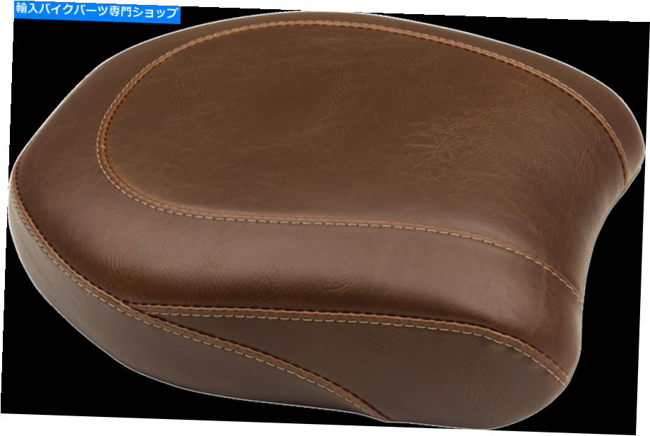 Seats マスタング[75035]ワイドトリッパーソロシートブラウンスムースリア - ピリオンパッド Mustang [75035] Wide Tripper Solo Seat Brown Smooth Rear - Pillion Pad【並行輸入品】