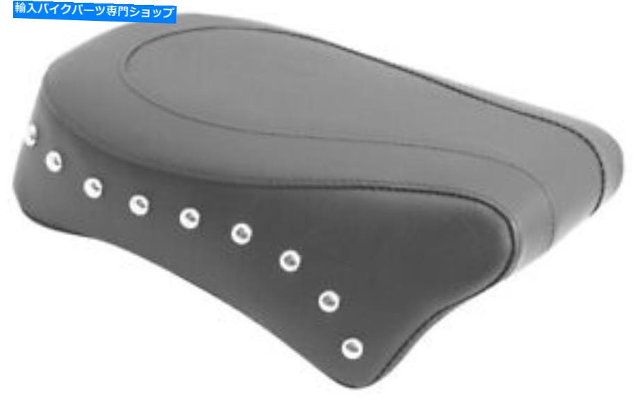 Seats 06-17ハーレーダイナFXD 27262の黒い乗客散漫な後部座席サドル Black Passenger Studded Rear Seat Saddle For 06-17 Harley Dyna FXD 27262【並行輸入品】