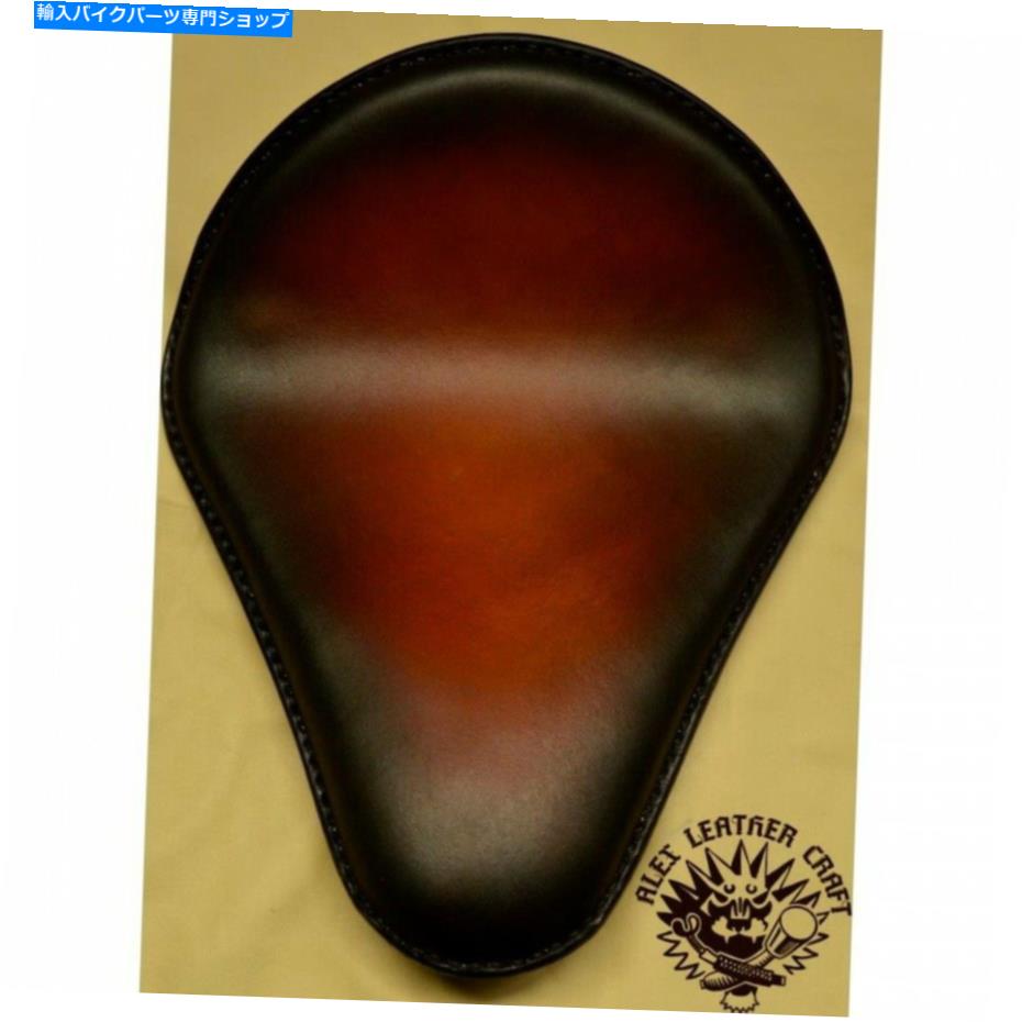 Seats ボバーチョッパーカスタムレザーハンドメイドソロシート「サドルタン」サイズs Bobber Chopper Custom leather handmade Solo Seat \