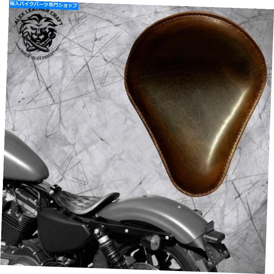 Seats フレームスポーツスター04-20バッファローダークブラウンのソロシートシート Solo Seat seat on frame Sportster 04-20 Buffalo darkbrown【並行輸入品】｜Us Custom Parts Shop USDM