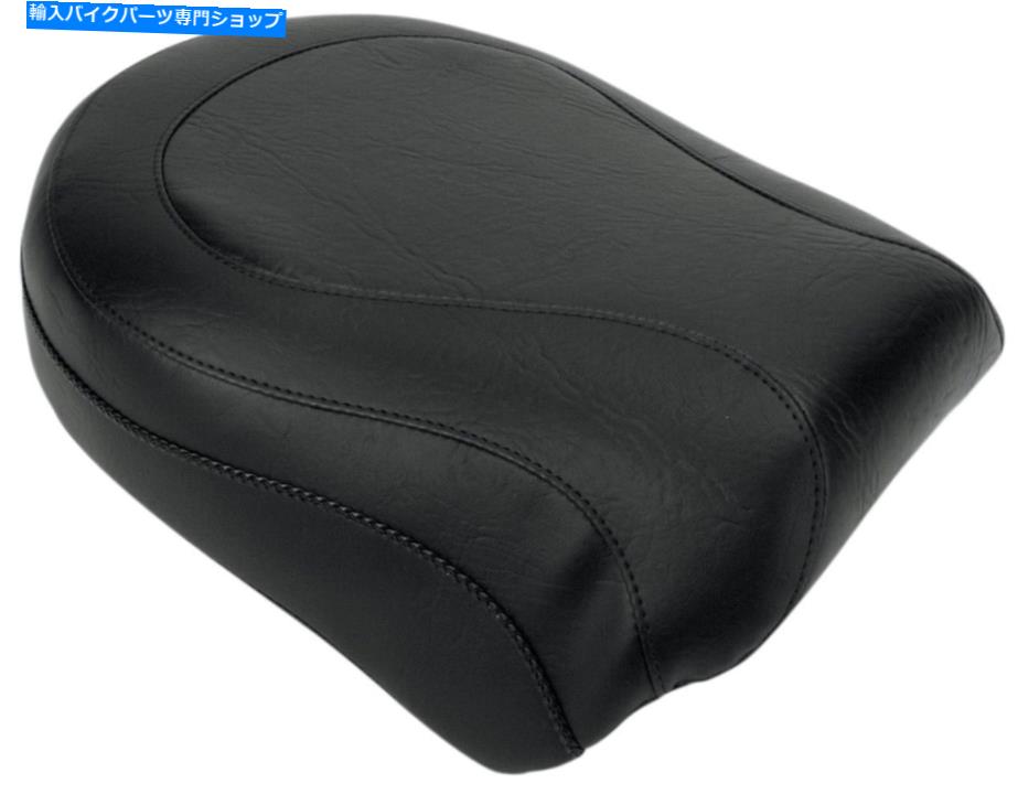 Seats ヴィンテージプレーンビニールピリオンパッドブラックフォーム76125 for 1900ロードライナーストラトリナー Vintage Plain Vinyl Pillion Pad Black Foam 76125 For 1900 Roadliner Stratoliner【並行輸入品】