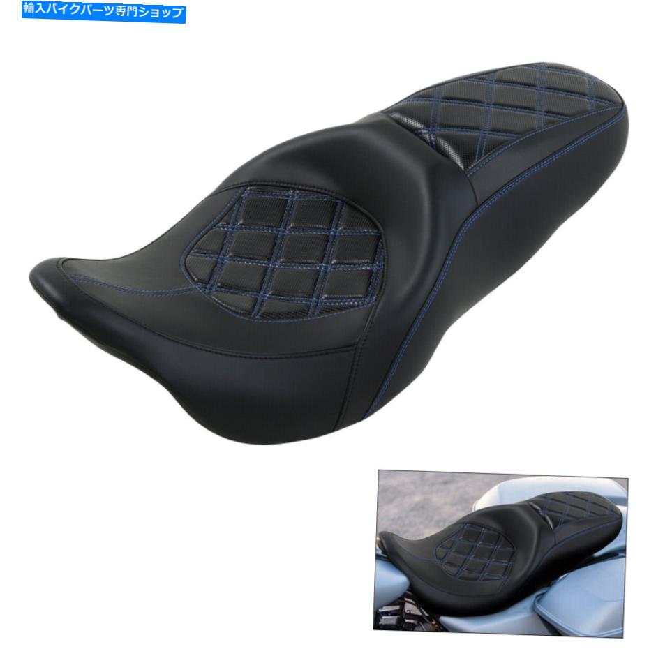 Seats ドライバーの乗客のピリオンシートハーレーツーリングエレクトラグライドFLHT 2009-22 Driver Passenger Pillion Seat Fit For Harley Touring Electra Glide FLHT 2009-22【並行輸入品】
