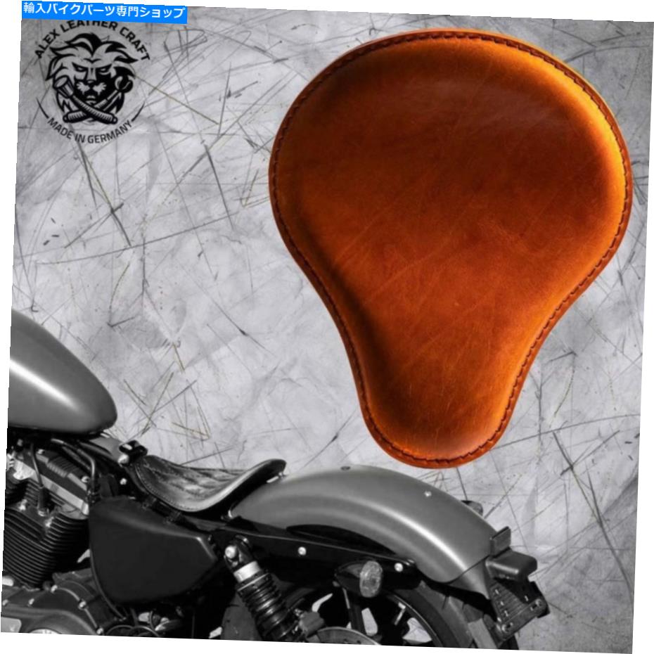 Seats フレームスポーツスター04-20バッファローコニャックのソロシートシート Solo Seat seat on frame Sportster 04-20 Buffalo Cognac【並行輸入品】