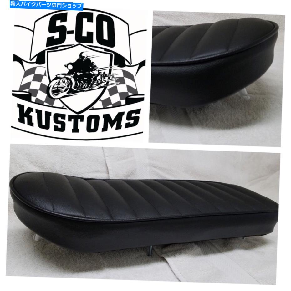 Seats オートバイバナナシート、スクランブラー、カフェレーサー、トラッカー、CB、XS、S24BWPU3 Motorcycle Banana Seat, Scrambler, Cafe Racer, Tracker, CB, XS, S24BWPU3【並行輸入品】
