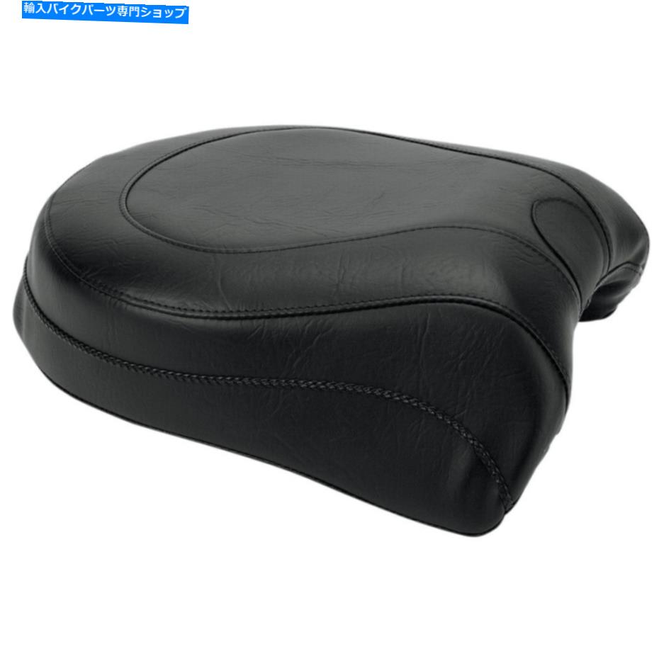 Seats マスタングビンテージワイドピリオンパッド - ロードライナー（黒）79455 Mustang Vintage Wide Pillion Pad - Roadliner (Black) 79455【並行輸入品】