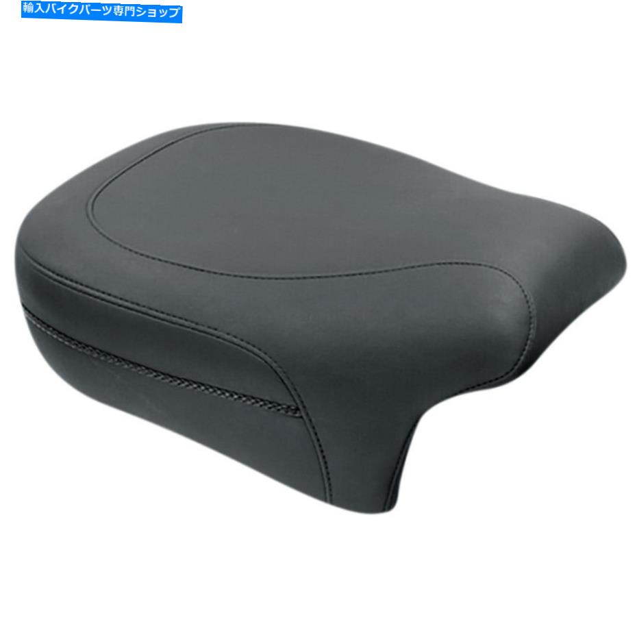 Seats マスタング75460ワイドリアパッシングピリオンシートスタッドなしハーレーFLH/T 97-UP Mustang 75460 Wide Rear Passenger Pillion Seat No Studs Harley FLH/T 97-Up【並行輸入品】