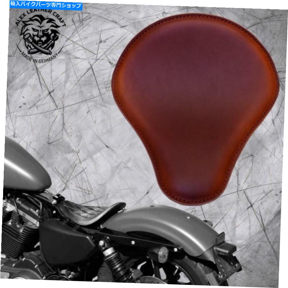Seats フレームスポーツスター04-20ブラウンのソロシートシート Solo Seat seat on frame Sportster 04-20 Brown【並行輸入品】