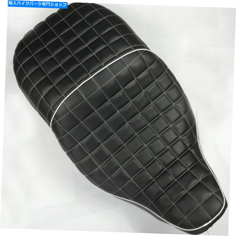 Seats ドライバーの乗客2アップチェック07-11ハーレーエレクトラグライドのレザーシート Driver Passenger 2-up Checks Leather Seat For 07-11 Harley Electra Glide【並行輸入品】