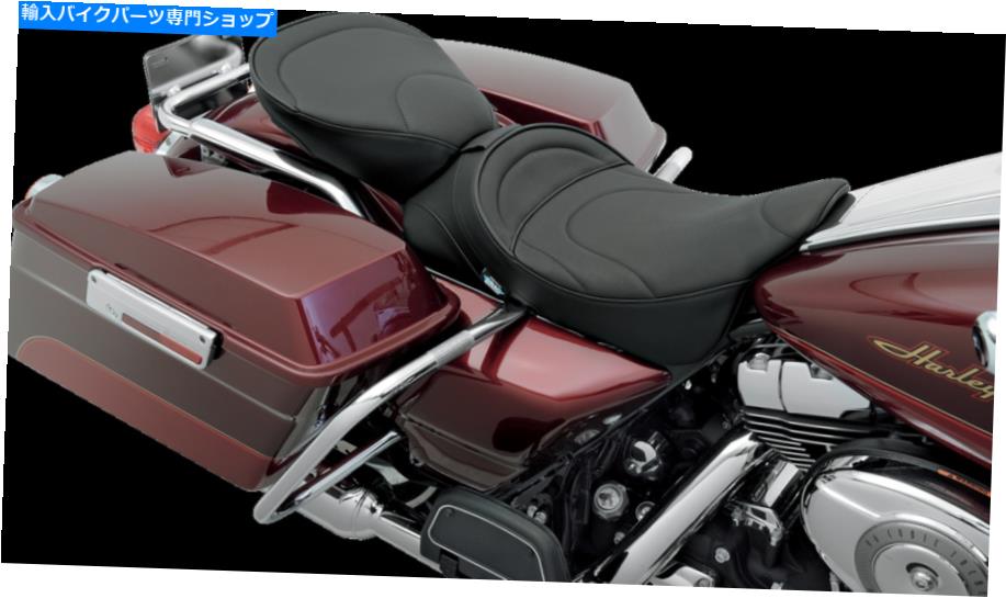 Seats ドラッグスペシャリティシートピリオンWD MLD97-19 0801-0467 DRAG SPECIALTIES SEAT PILLION WD MLD97-19 0801-0467【並行輸入品】
