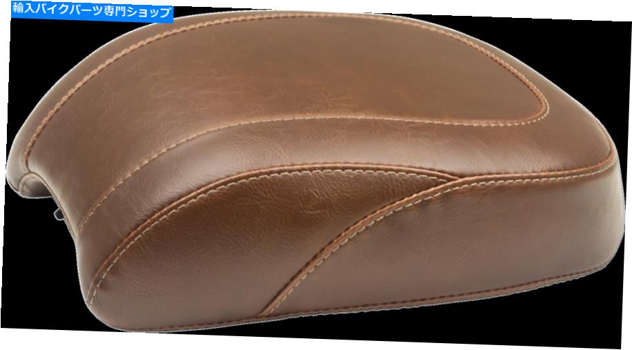 Seats マスタング83003ワイドトリッパーソロシートブラウンスムースリア - ピリオンパッド Mustang 83003 Wide Tripper Solo Seat Brown Smooth Rear - Pillion Pad【並行輸入品】
