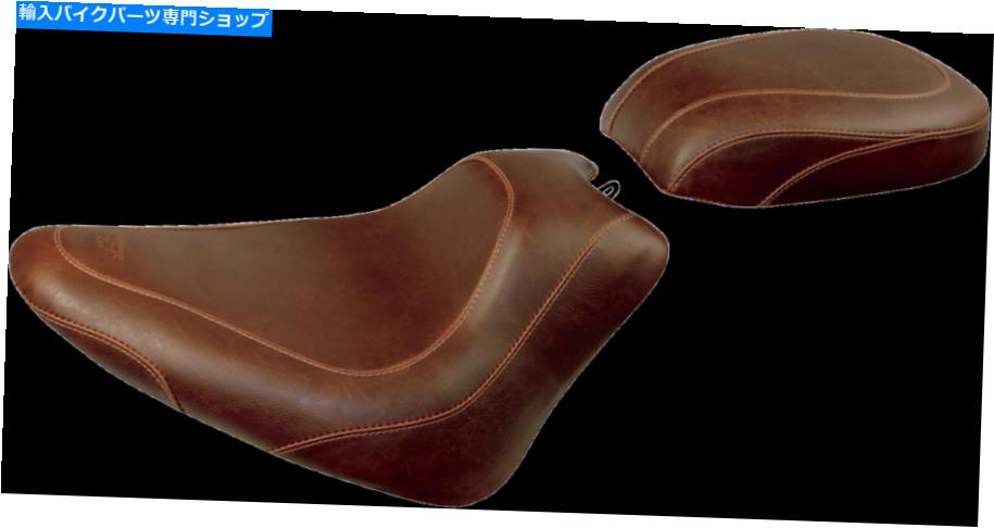 Seats マスタング76765ワイドトリッパーソロリアシートブラウンヴィンテージ Mustang 76765 Wide Tripper Solo Rear Seat Brown Vintage【並行輸入品】