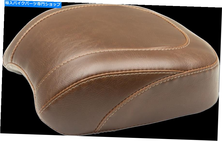 Seats マスタング83012ワイドトリッパーソロシートブラウンスムースリア - ピリオンパッド Mustang 83012 Wide Tripper Solo Seat Brown Smooth Rear - Pillion Pad【並行輸入品】