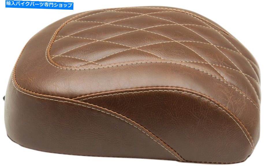 Seats トリッパーダイヤモンドワイドブラウンピリオンパッドマスタング83060 for 18-19 HD FXBR Tripper Diamond Wide Brown Pillion Pad Mustang 83060 For 18-19 HD FXBR【並行輸入品】