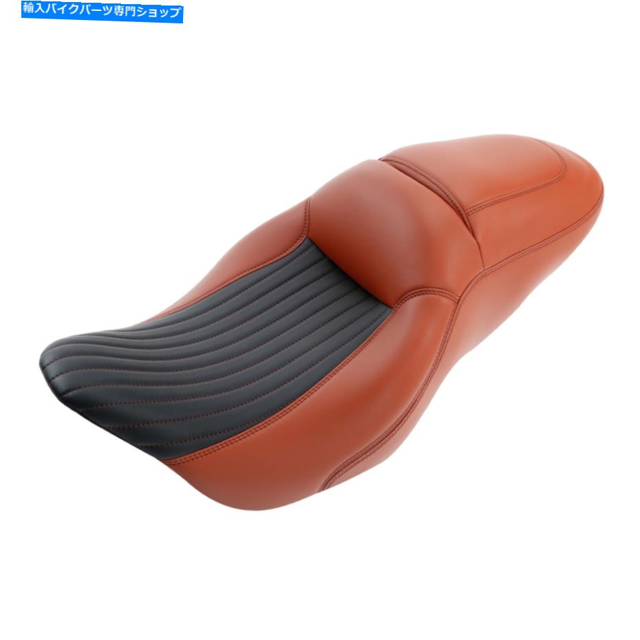 Seats ハーレーツーリングストリートグライドFLHX 2009-2022 2019に適したドライバーと助手席 Driver & Passenger Seat Fit For Harley Touring Street Glide FLHX 2009-2022 2019【並行輸入品】
