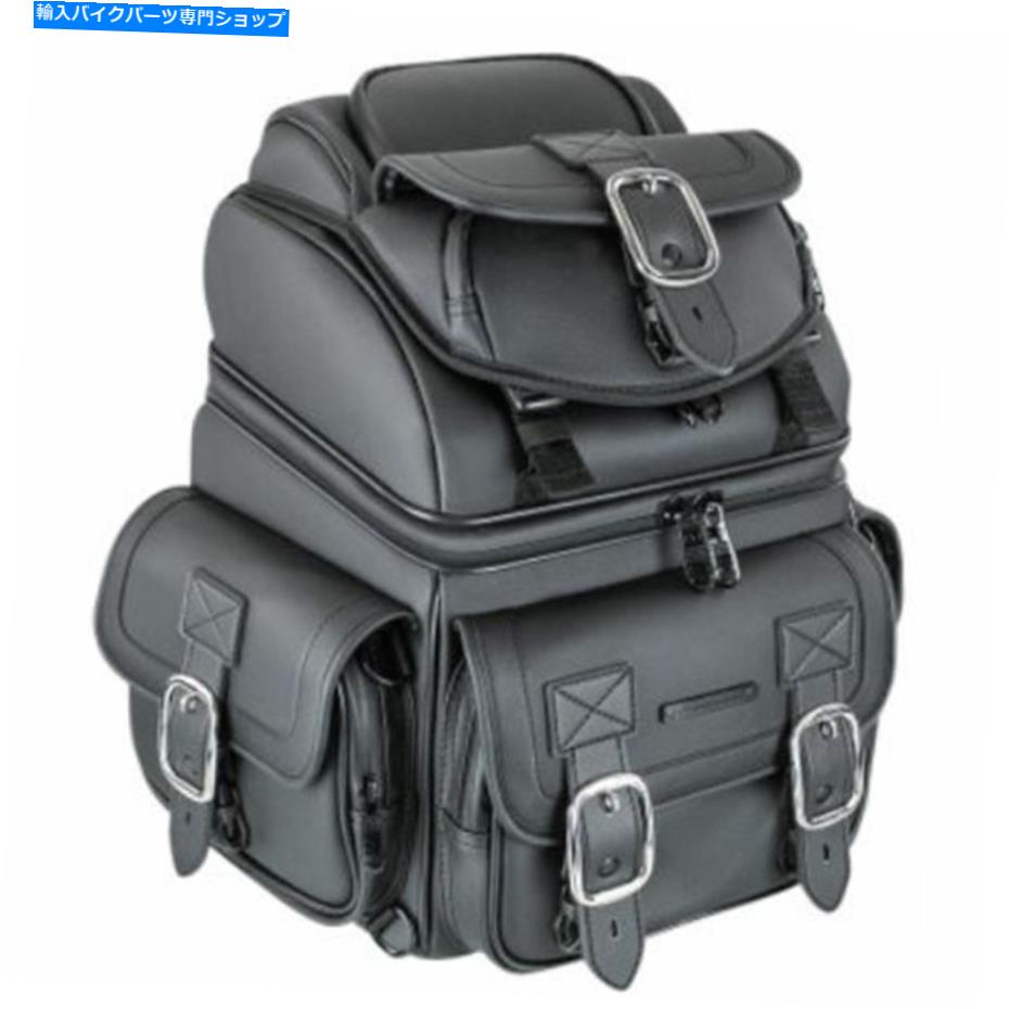 Seats Saddlemen BR1800D Sissy Bar Bag -Black Ex000971 SADDLEMEN BR1800D SISSY BAR BAG - BLACK EX000971【並行輸入品】