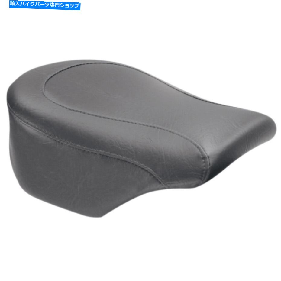 Seats マスタングビンテージピリオンパッド-XL '04+（黒）76503 Mustang Vintage Pillion Pad - XL '04+ (Black) 76503【並行輸入品】
