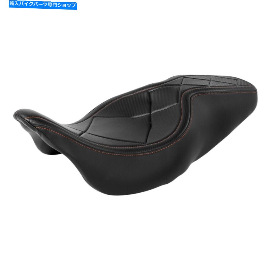 Seats ハーレーエレクトラストリートグライド2009-2022 19に適したブラックライダーの助手席後部シート19 Black Rider Passenger Rear Seat Fit For Harley Electra Street Glide 2009-2022 19【並行輸入品】