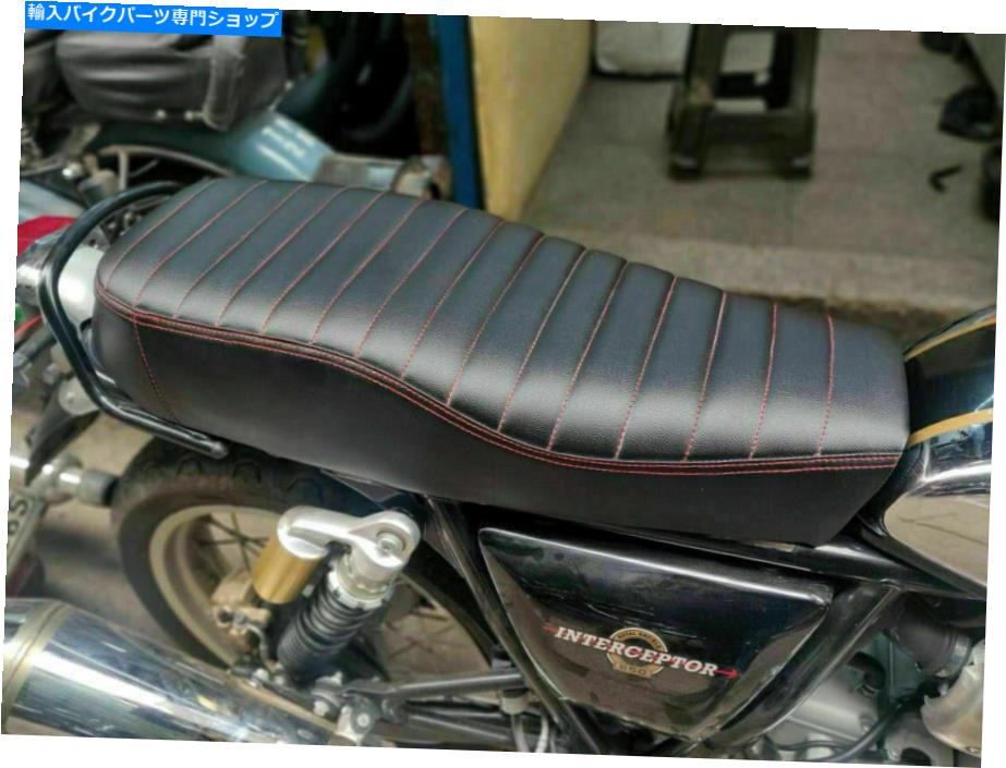 Seats Royal Enfield Standard Scrambler Black Front＆Lear Seatに適しています Fit For Royal Enfield Standard Exclusive Scrambler Black Front & Rear Seat【並行輸入品】