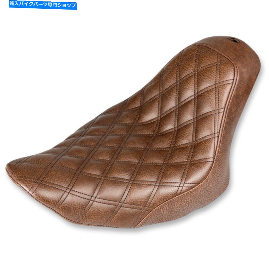 Seats サドルメンブラウンレネゲード格子ステッチソロシート2006-09 FXST 2007-17 FLSTF/B Saddlemen Brown Renegade Lattice Stitch Solo Seat 2006-09 FXST 2007-17 FLSTF/B【並行輸入品】