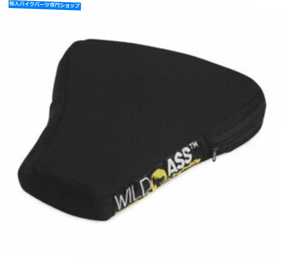 Seats 野生のお尻ブラックスポーツネオプレンゴムクラシックエアモーターサイドシートクッション Wild Ass Black Sport Neoprene Rubber Classic Air Motorcycle Seat Cushion【並行輸入品】