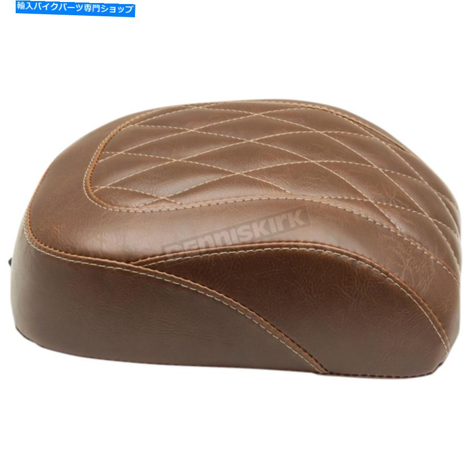 Seats マスタングシートブラウンワイドトリッパーダイヤモンドステッチ助手席-83060 Mustang Seats Brown Wide Tripper Diamond Stitch Passenger Seat - 83060【並行輸入品】