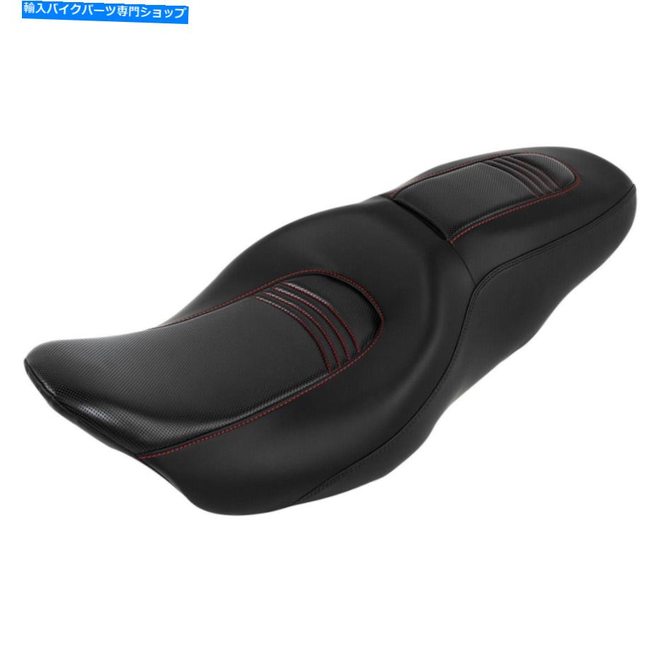Seats ハーレーツーリングCVO 2009-2022 2014 2015 2016 2017に適したドライバーと助手席 Driver & Passenger Seat Fit For Harley Touring CVO 2009-2022 2014 2015 2016 2017【並行輸入品】