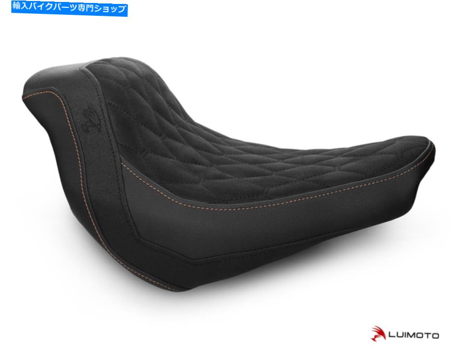 Seats ルイモトヘックスダイヤモンドシートカバーハーレーデビッドソンローライダーS 2016-2020のカバー LUIMOTO Hex-Diamond Seat Covers for the HARLEY DAVIDSON LOW RIDER S 2016-2020【並行輸入品】