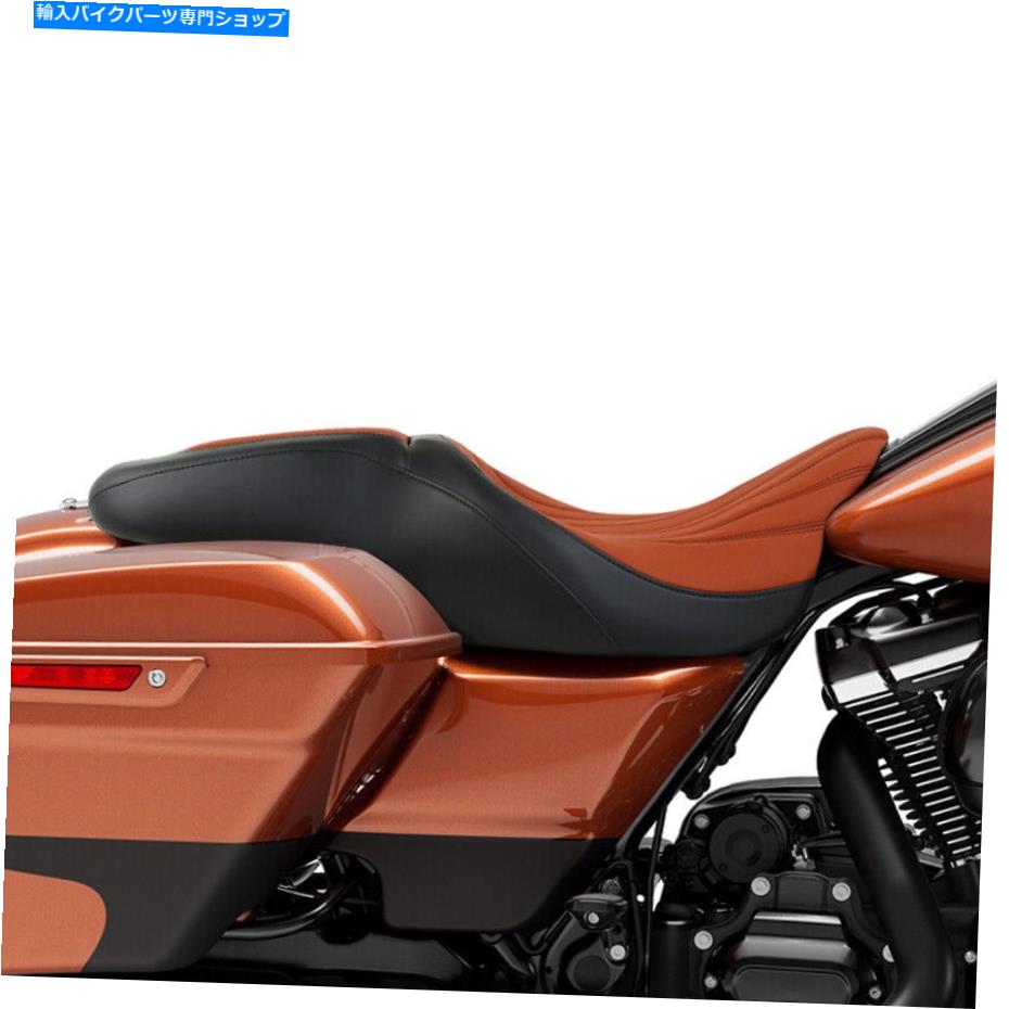 Seats ハーレーデビッドソンツアーロードグライド2009-2022に適したドライバーと助手席 Driver & Passenger Seat Fit For Harley Davidson Touring Road Glide 2009-2022【並行輸入品】