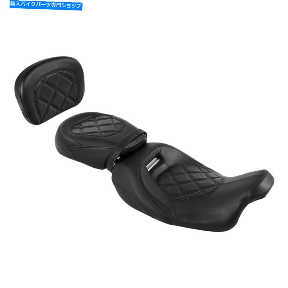 Seats ドライバーライダーの乗客2アップシート＆バックレストパッドハーレーロードキングにフィット09-22 Driver Rider Passenger 2 Up Seat & Backrest Pad Fit For Harley Road King 09-22【並行輸入品】｜Us Custom Parts Shop USDM 75,444円