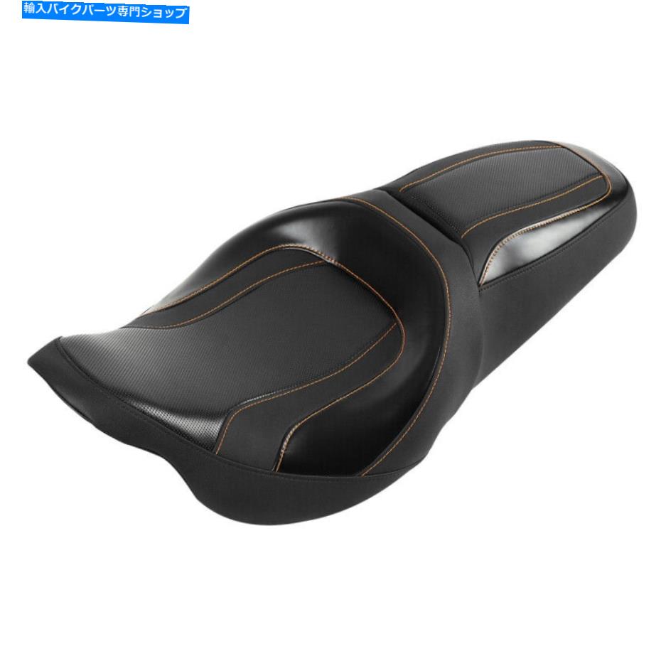 Seats ハーレーツーリングストリートグライド2009-2022ブラックに適したライダードライバーの助手席 Rider Driver Passenger Seat Fit For Harley Touring Street Glide 2009-2022 Black【並行輸入品】 75,444円