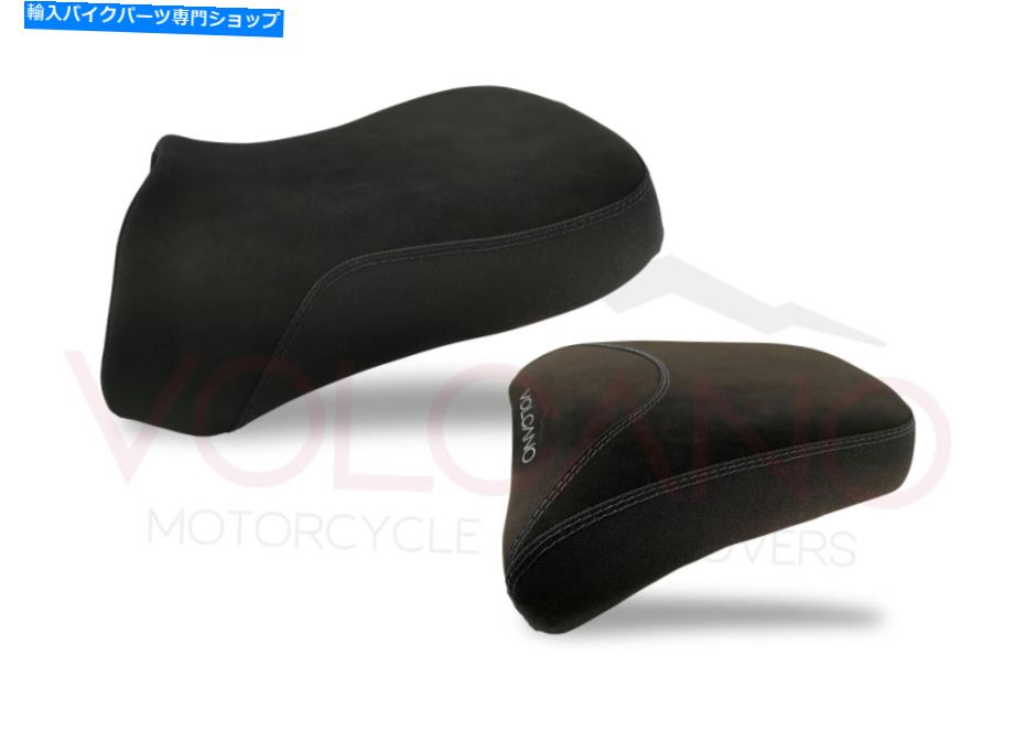 Seats フィットヤマハスーパーテネア1200 2010-2020火山デザインシートカバーブラックY025CE50 Fit Yamaha Super Tenere 1200 2010-2020 Volcano Design Seat Cover Black Y025Ce50【並行輸入品】