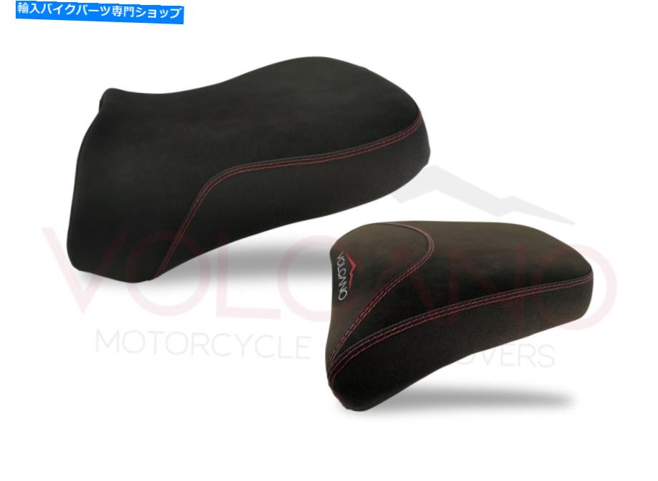 Seats フィットヤマハスーパーテネア1200 2010-2020火山デザインシートカバーレッドY025CA46 Fit Yamaha Super Tenere 1200 2010-2020 Volcano Design Seat Cover Red Y025Ca46【並行輸入品】