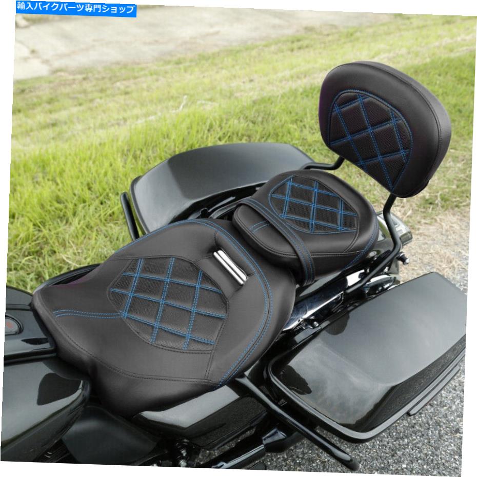 Seats ハーレーCVOストリートグライド10-12 2015-upに適合するライダーの助手席バックレストパッド Rider Passenger Seat Backrest Pad Fit For Harley CVO Street Glide 10-12 2015-up【並行輸入品】 75,444円