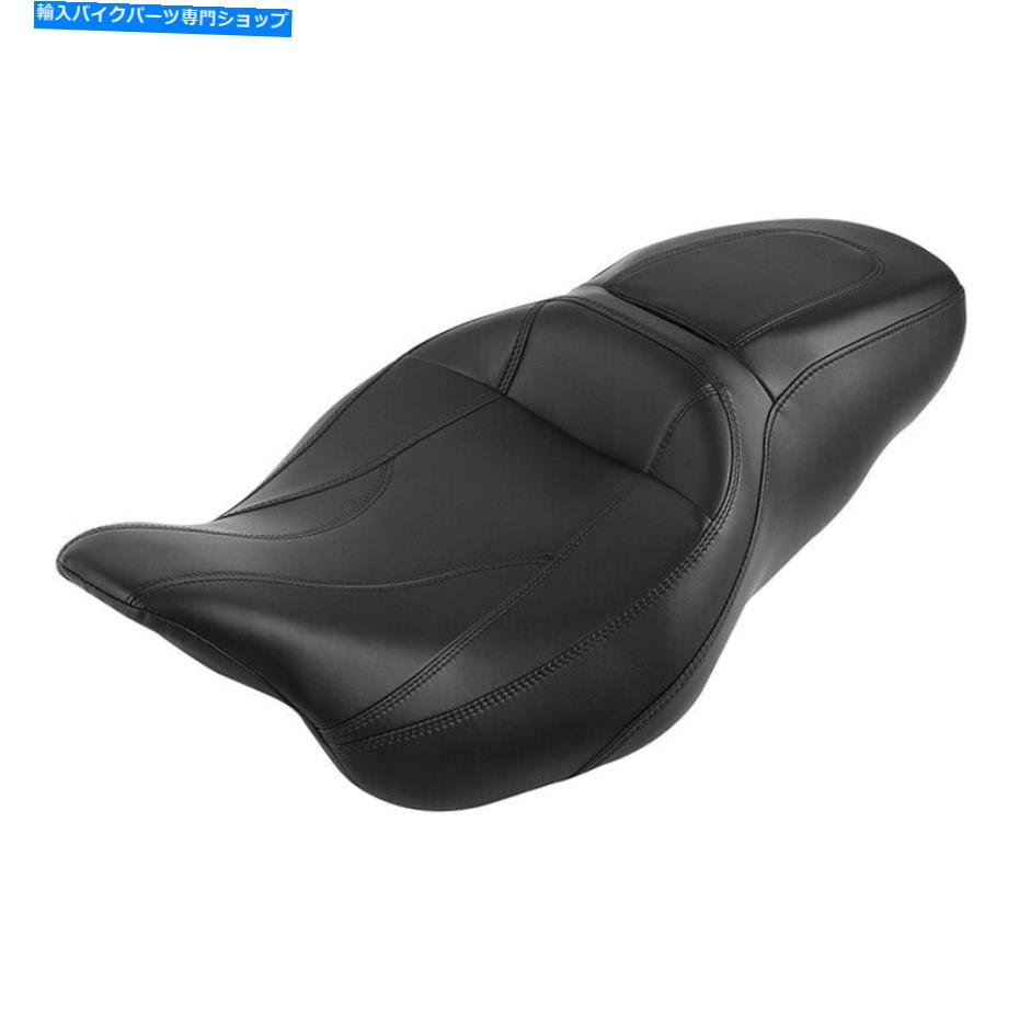 Seats ハーレーツーリングロードキングエレクトラグライドに適したドライバーの助手席は09-22 10 11 Driver Passenger Seat Fit For Harley Touring Road King Electra Glide 09-22 10 11【並行輸入品】