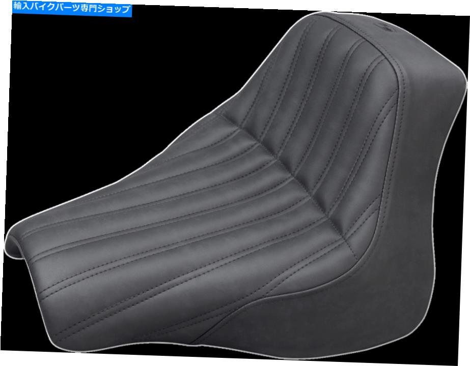 Seats サドルマン反逆者ナックルステッチソロシート2018-2020ハーレーソフトアット脂肪ボブ Saddlemen Renegade Knuckle Stitch Solo Seat 2018-2020 Harley Softail Fat Bob【並行輸入品】