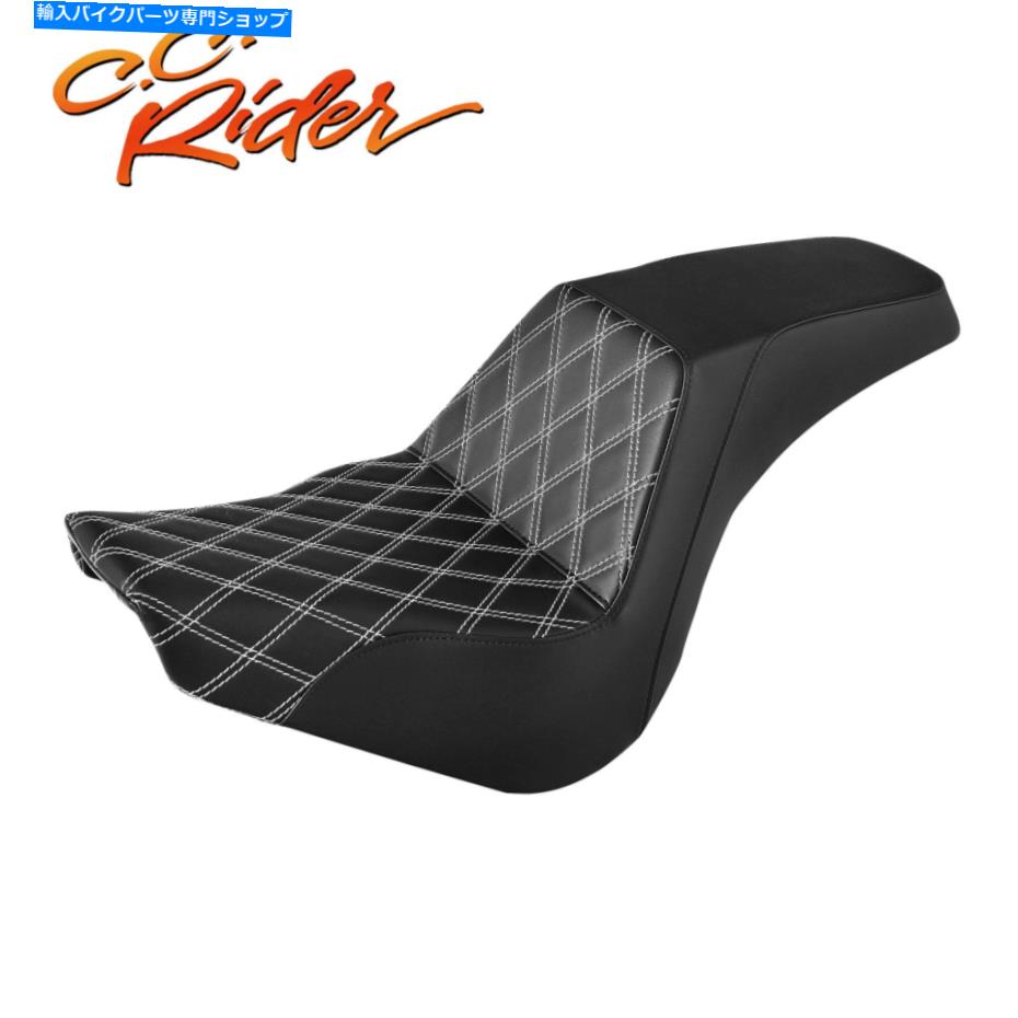 Seats C.C.ハーレーFXST FXBB 2018-upに適したライダードライバーと助手席クッションフィット C.C. RIDER Driver & Passenger Seat Cushion Fit For Harley FXST FXBB 2018-Up【並行輸入品】｜Us Custom Parts Shop USDM