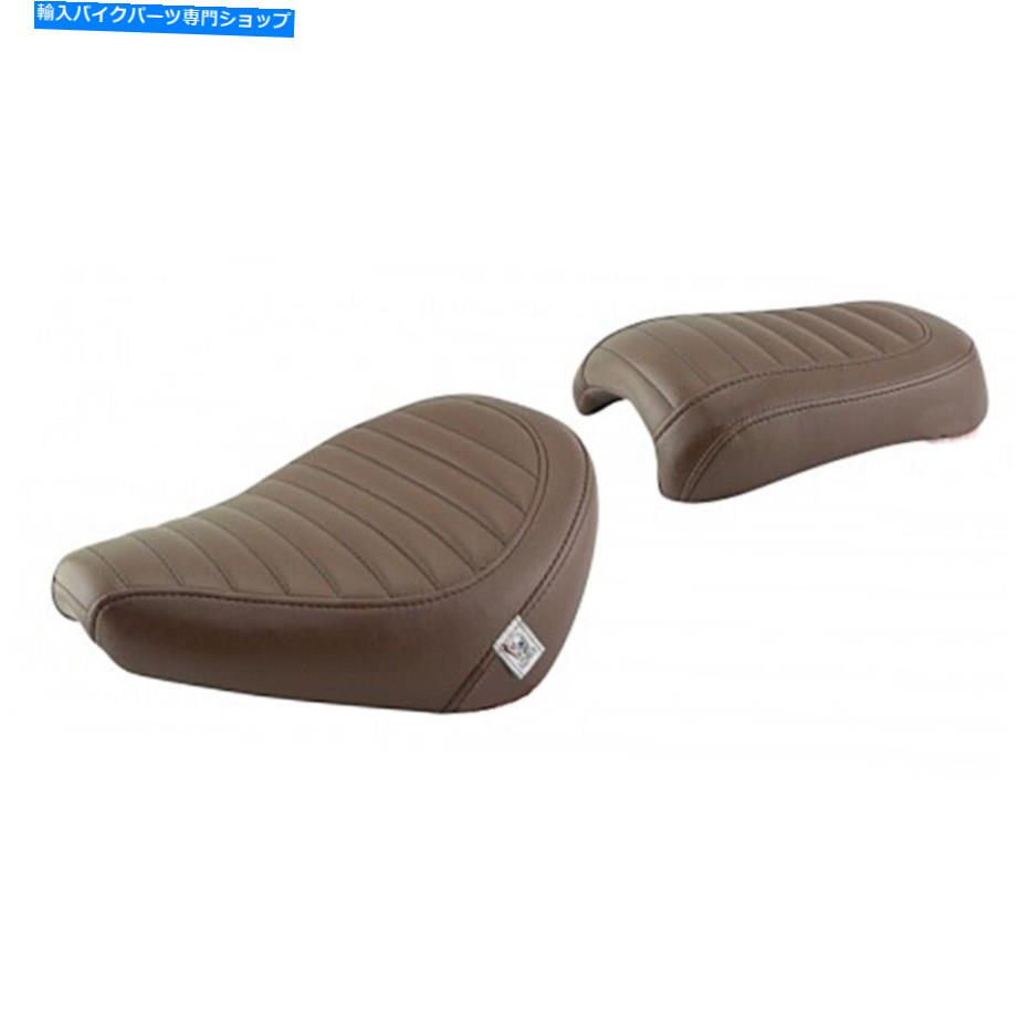 Seats セット交換用シートドライバー乗客クッションブラウンフィットホンダ反乱軍cmx 300 500 Set Replacement Seats Driver Passenger Cushion Brown Fit Honda Rebel CMX 300 500【並行輸入品】