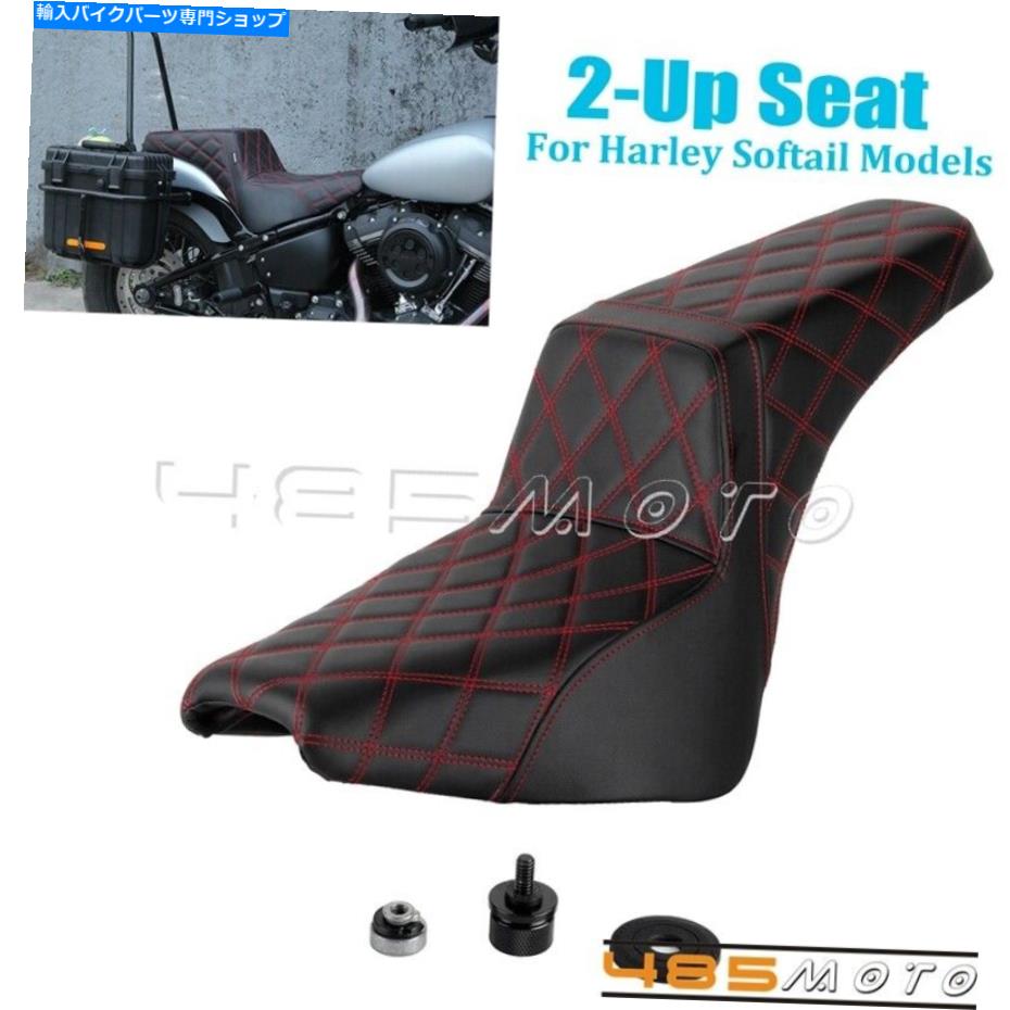 Seats ワンピースドライバーと助手席2ソフトアイルストリートボブFXBB 2018-2020に適しています One Piece Driver & Passenger Seat 2 Up Fit for Softail Street Bob FXBB 2018-2020【並行輸入品】｜Us Custom Parts Shop USDM