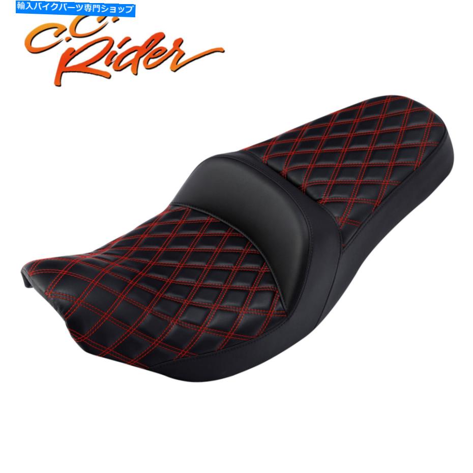 Seats C.C.ライダードライバーの助手席は、インディアンチーフテンリミテッド2017-2022に適合します C.C.RIDER Driver Passenger Seat Fits For Indian Chieftain Limited 2017-2022【並行輸入品】｜Us Custom Parts Shop USDM