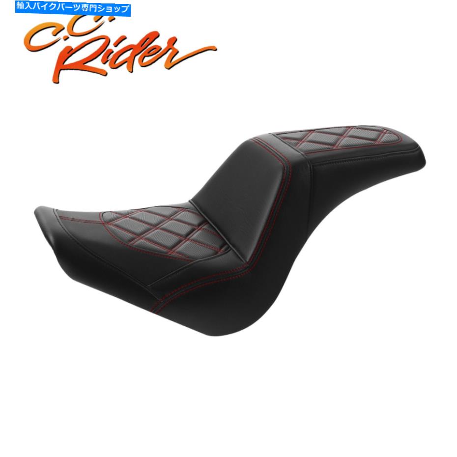 Seats C.C.ハーレーソフトアイルスタンダード2020-2023に適したライダードライバーの助手席 C.C. RIDER Driver Passenger Seat Fit For Harley Softail Standard 2020-2023【並行輸入品】 79,860円